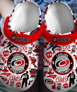 Renewealth Carolina Hurricanes Ice hockey team NHL Sport Crocs Clogs Crocband Shoes Comfortable For Men Women and Kids