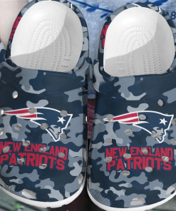 Renewealth NFL Patriots Football Crocs Clogs Crocband Comfortable Shoes For Men Women