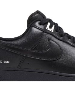 Alternative view of 1017 ALYX 9SM x Nike Air Force 1 Low SP Triple Black FJ4908-001 Nicesnk