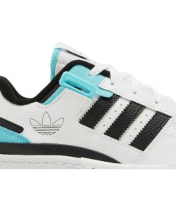 Alternative view of adidas Forum Exhibit Low White Pulse Aqua GZ5390 Nicesnk