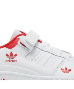 Alternative view of adidas Forum Low Cloud White Red H01674 Nicesnk