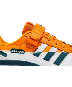 Alternative view of adidas Forum Low Premium 'White Crew Orange Teal' FY4970