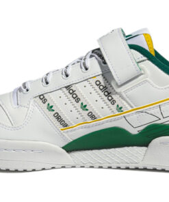 adidas Forum Low Shoes White Green GX3001 Nicesnk