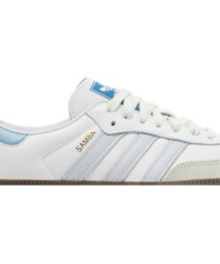 Alternative view of adidas Samba OG White Halo Blue ID2055 Nicesnk