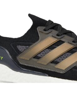 Alternative view of adidas UltraBoost 21 'Black Silver Metallic' FY0374
