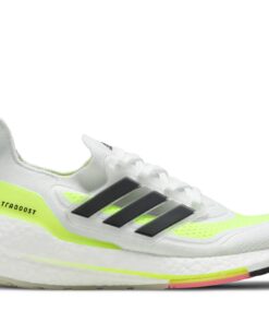 adidas UltraBoost 21 'White Solar Yellow' FY0377