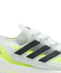 Alternative view of adidas UltraBoost 21 'White Solar Yellow' FY0377