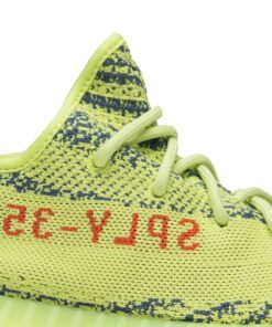 Alternative view of adidas Yeezy Boost 350 V2 Semi Frozen Yellow B37572 Nicesnk