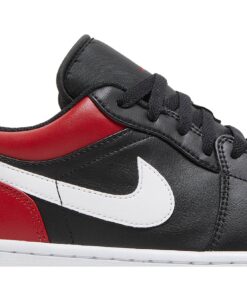 Alternative view of Air Jordan 1 Low Alternate Bred Toe 553558-066 Nicesnk