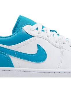 Alternative view of Air Jordan 1 Low Aquatone 553558-174 Nicesnk