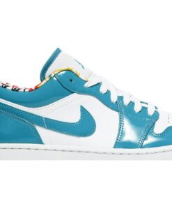 Alternative view of Air Jordan 1 Low Barcelona DC6991-400 Nicesnk