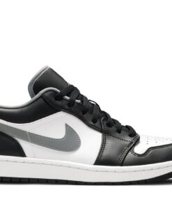 Air Jordan 1 Low Black Medium Grey 553558-040 Nicesnk