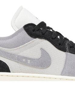 Alternative view of Air Jordan 1 Low Craft Cement Grey DZ4135-002 Nicesnk
