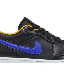 Alternative view of Air Jordan 1 Low Dark Concord 553558-075 Nicesnk