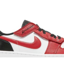 Alternative view of Air Jordan 1 Low FlyEase White Gym Red DM1206-163 Nicesnk