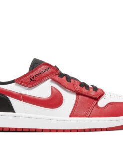 Air Jordan 1 Low FlyEase White Gym Red DM1206-163 Nicesnk