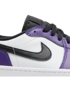 Alternative view of Air Jordan 1 Low Golf Court Purple DD9315-105 Nicesnk