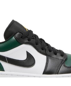 Alternative view of Air Jordan 1 Low Green Toe 553558-371 Nicesnk