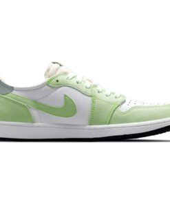 Alternative view of Air Jordan 1 Low OG 'Ghost Green' CZ0790-103