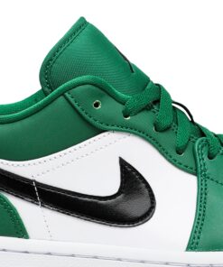 Alternative view of Air Jordan 1 Low Pine Green 553558-301 Nicesnk