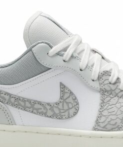 Alternative view of Air Jordan 1 Low Premium Elephant Print DH4269-100 Nicesnk