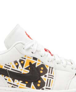 Alternative view of Air Jordan 1 Low 'Quai 54' 2020 CZ4155-100