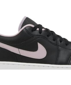 Alternative view of Air Jordan 1 Low SE Black Iced Lilac DV1309-051 Nicesnk