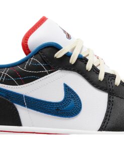 Alternative view of Air Jordan 1 Low SE 'Industrial Blue Sashiko' FV3622-141