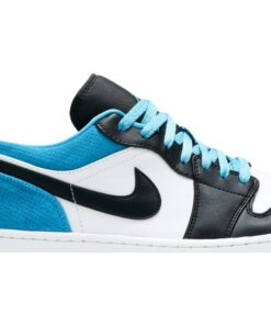 Alternative view of Air Jordan 1 Low SE Laser Blue CK3022-004 Nicesnk