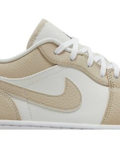 Alternative view of Air Jordan 1 Low SE Sail Rattan FB7168-121 Nicesnk