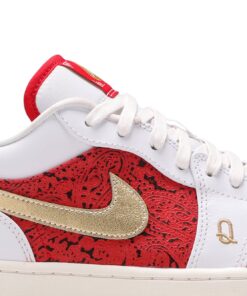 Alternative view of Air Jordan 1 Low SE Spades DJ5185-100 Nicesnk