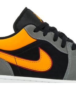 Alternative view of Air Jordan 1 Low SE Vivid Orange FN7308-008 Nicesnk