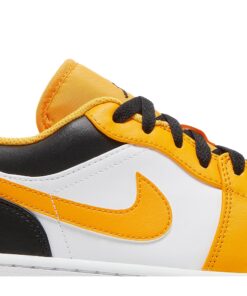 Alternative view of Air Jordan 1 Low University Gold White 553558-701 Nicesnk
