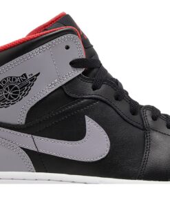Alternative view of Air Jordan 1 Mid 'Bred Shadow' DQ8426-006