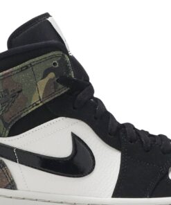 Alternative view of Air Jordan 1 Mid 'Camo' CW5490-001