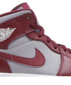 Alternative view of Air Jordan 1 Mid 'Cherrywood Red' DQ8426-615