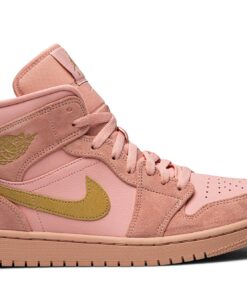 Air Jordan 1 Mid 'Coral Gold' 852542-600