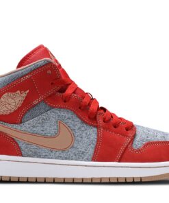 Air Jordan 1 Mid 'Denim Red' DM4352-600