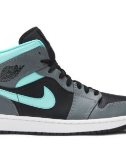 Air Jordan 1 Mid 'Grey Aqua' 554724-063