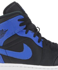 Alternative view of Air Jordan 1 Mid 'Hyper Royal' 554724-077