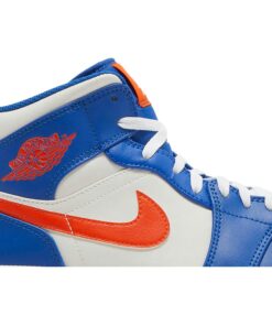 Alternative view of Air Jordan 1 Mid Knicks FD1029-400 Nicesnk