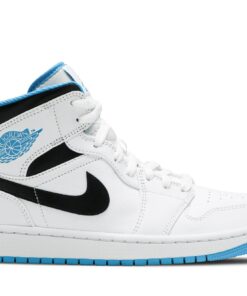 Air Jordan 1 Mid Laser Blue 554724-141 Nicesnk