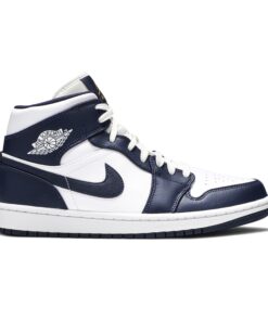 Air Jordan 1 Mid Obsidian 554724-174 Nicesnk