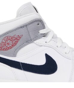 Alternative view of Air Jordan 1 Mid Paris DR8038-100 Nicesnk