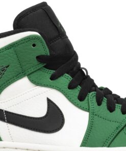Alternative view of Air Jordan 1 Mid Pine Green 852542-301 Nicesnk