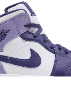 Alternative view of Air Jordan 1 Mid 'Sky J Purple' DQ8426-515