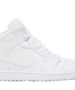 Air Jordan 1 Mid 'Triple White' 2022 554724-136