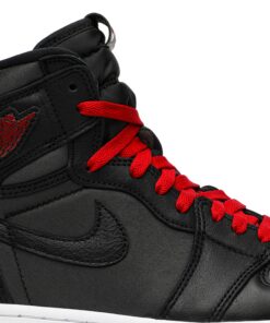 Alternative view of Air Jordan 1 Retro High OG Black Gym Red 555088-060 Nicesnk