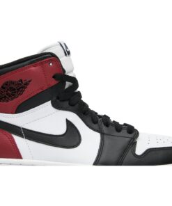 Alternative view of Air Jordan 1 Retro High OG Black Toe 2013 555088-184 Nicesnk