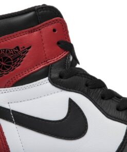 Alternative view of Air Jordan 1 Retro High OG Black Toe 2016 555088-125 Nicesnk